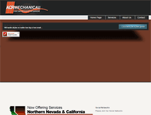 Tablet Screenshot of acrmechanicallv.com